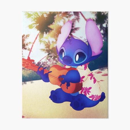 Vista previa del artículo con la obra «Lilo y Stitch», diseñado y vendido por trinkleintelle.