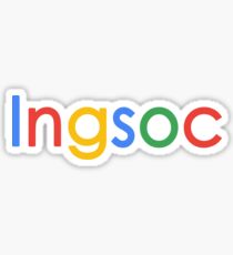 Pegatina INGSOC. 1984 Orwell