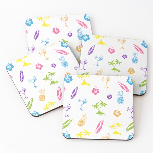 Item preview, Summer Pattern (White) designed and sold by GL Digital Artwork .