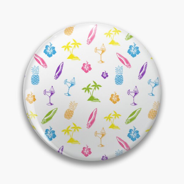 Item preview, Summer Pattern (White) designed and sold by GL Digital Artwork .