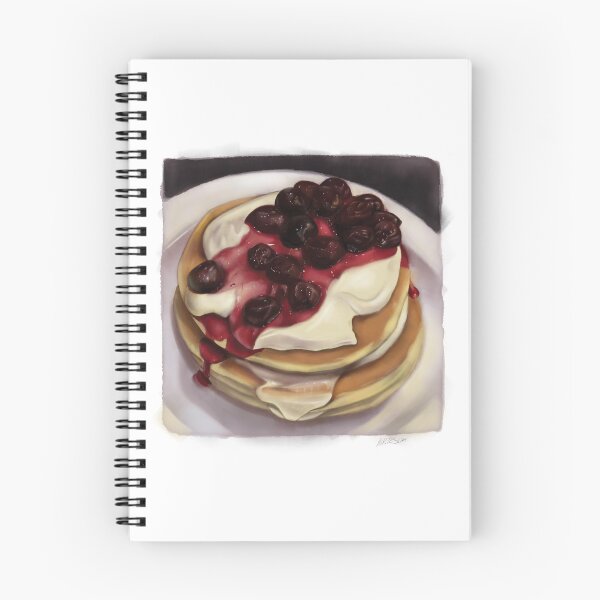 Item preview, Dark Cherry Pancakes with English Cream designed and sold by musicgeekstress.