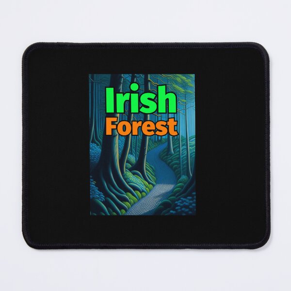 Item preview, Irish Forest Pastel Painting Road Green Trees designed and sold by IrishPOD.