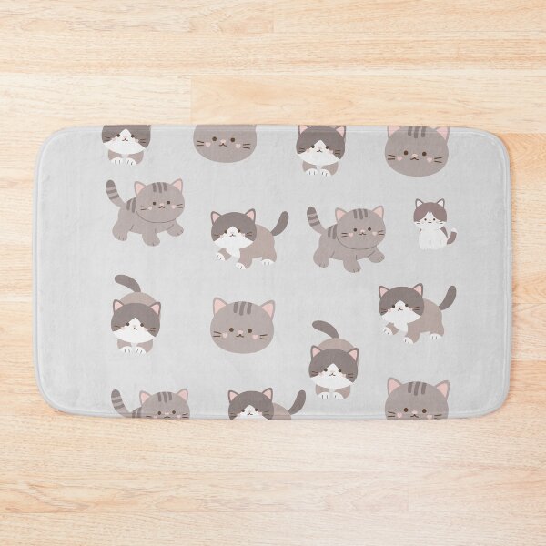 Item preview, cute kitty pattern designed and sold by brendainthesky.
