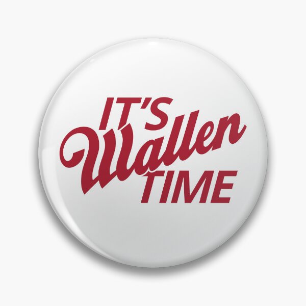 Item preview, It's Wallen Time - Country Beer Sign Parody Logo designed and sold by MarkFiveDesign.