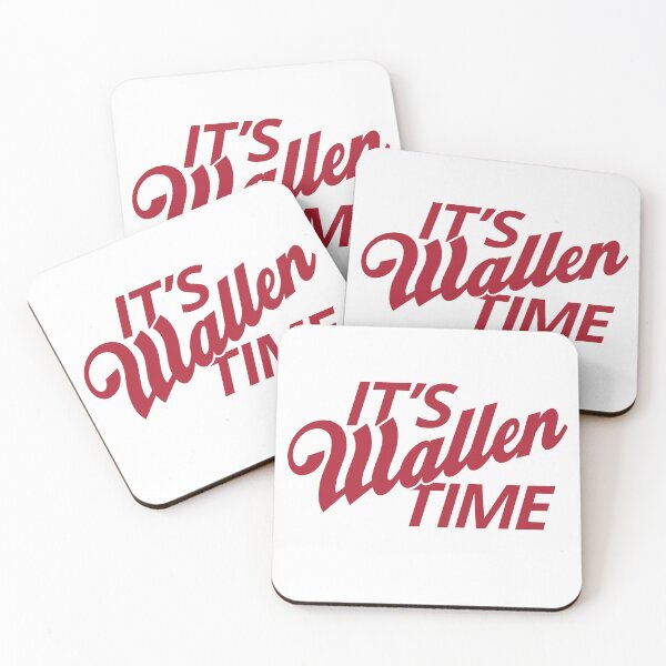 Item preview, It's Wallen Time - Country Beer Sign Parody Logo designed and sold by MarkFiveDesign.