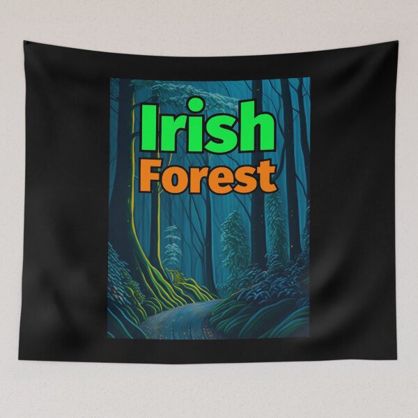 Item preview, Irish Forest Pastel Painting Road Trees designed and sold by IrishPOD.