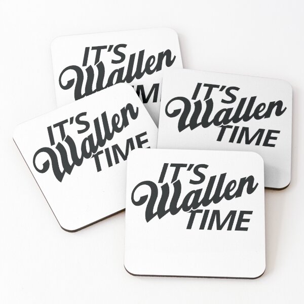 Item preview, It's Wallen Time - Country Beer Sign Parody Logo designed and sold by MarkFiveDesign.