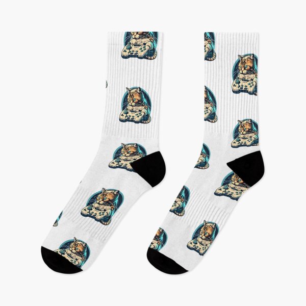 Item preview, Cute Cat Playing Video Games designed and sold by BobilandStore.