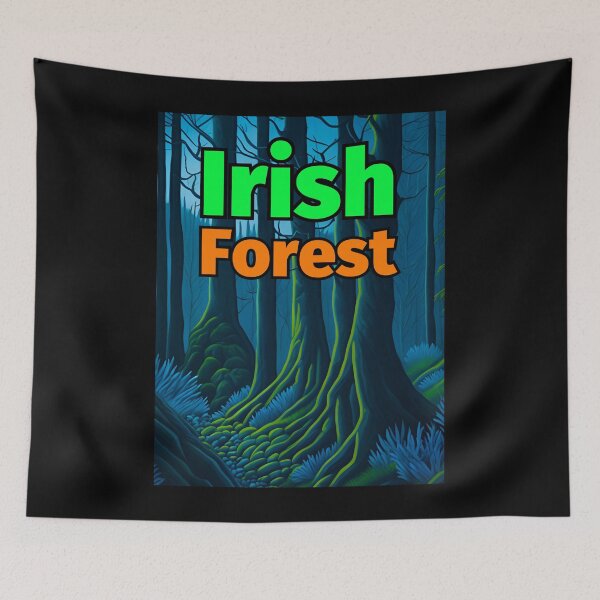 Item preview, Irish Forest Pastel Painting Trees designed and sold by IrishPOD.
