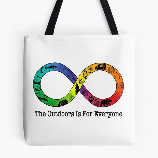 Item preview, The Outdoors Is For Everyone - Neurodiversity Symbol - Autism Awareness Month designed and sold by EcoElsa.