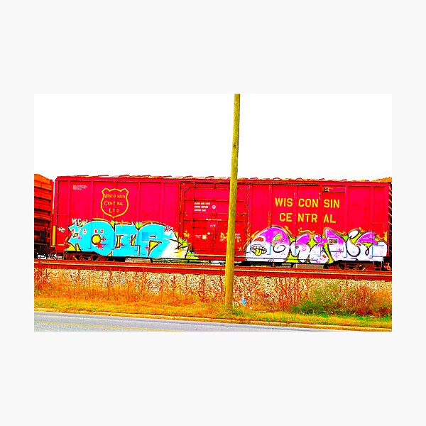 Aperçu de l'œuvre Train Graffiti #23 créée et vendue par bdmac666.