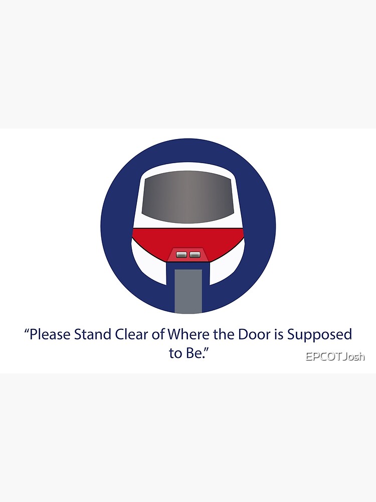 Please stand clear of where the door used to be. by EPCOTJosh