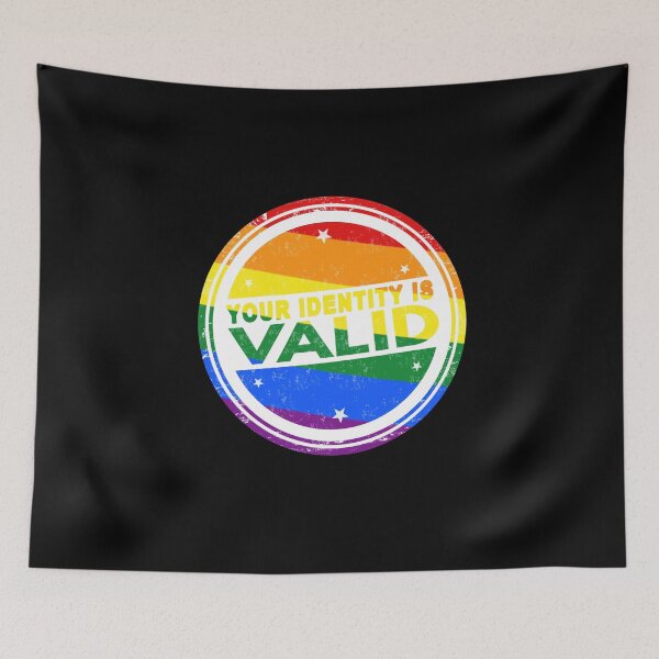 Item preview, Your Identity Is Valid Rainbow Pride designed and sold by everything4eva.