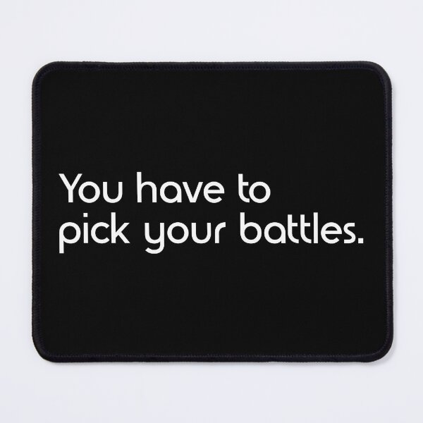 Item preview, Pick Your Battles Inspirational Sticker Pack designed and sold by Hazmat-AI7.