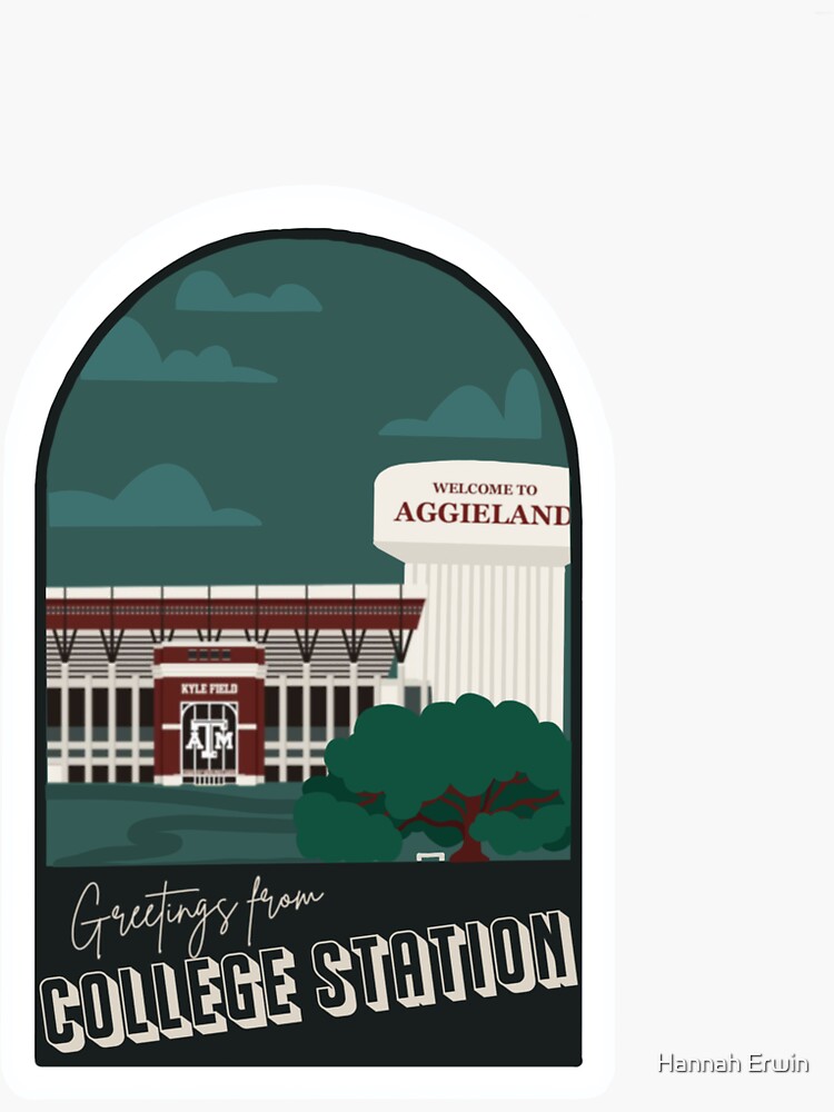 gig em aggies Sticker for Sale by Hannah Erwin