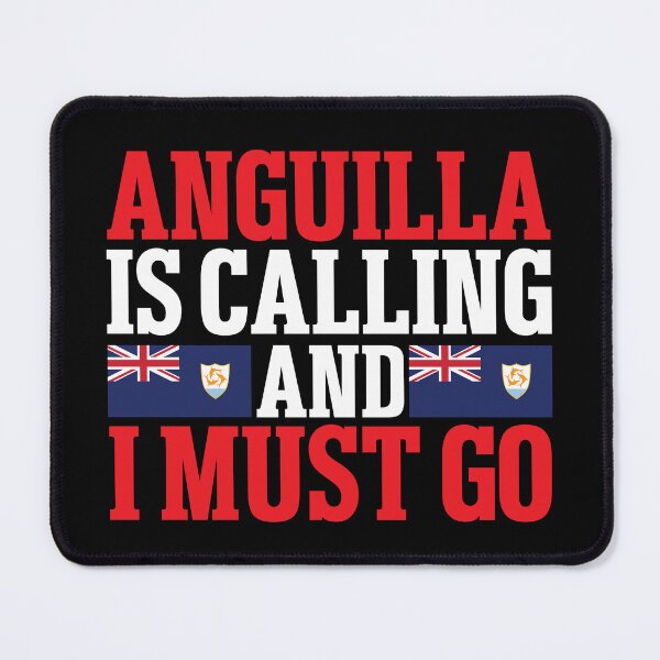 Item preview, Anguilla is calling and I must go - Flag of Anguilla designed and sold by obedtheartist.