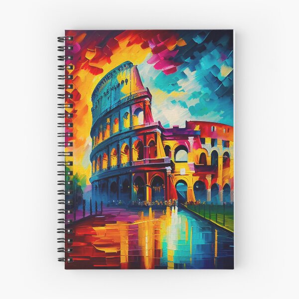 Item preview, Rome Landscape | Palette Knife Oil Digital Painting designed and sold by VividViews.