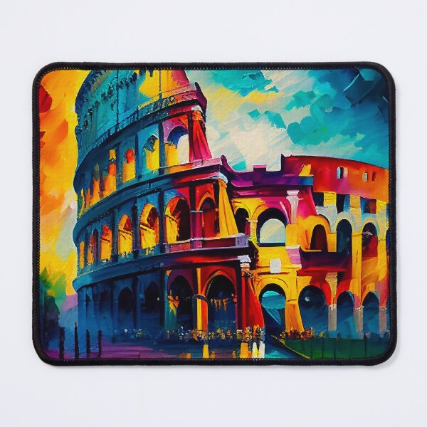 Artikelvorschau, Rome Landscape | Palette Knife Oil Digital Painting entworfen und verkauft von VividViews.