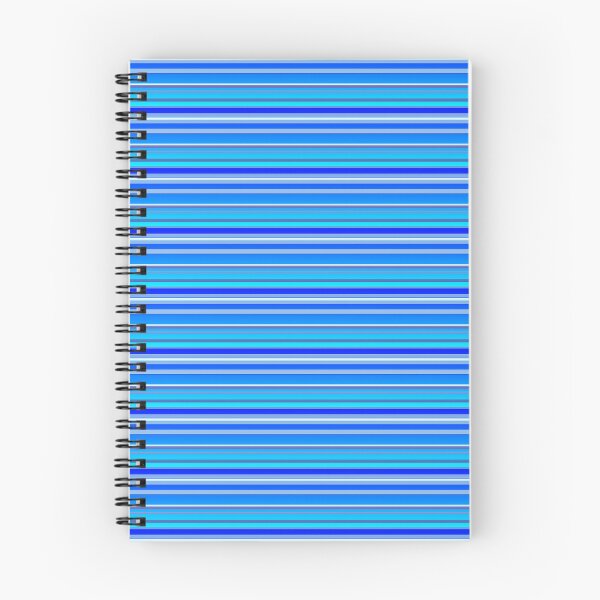 Item preview, Monochrome blue tones stripes |  Blue hues horizontal striped designed and sold by lausn.