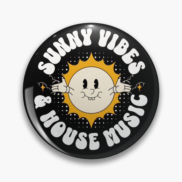 Item preview, HOUSE MUSIC  - Sunny Vibes (white) designed and sold by Discothreadz.