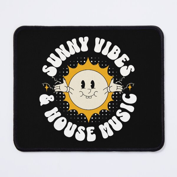 Item preview, HOUSE MUSIC  - Sunny Vibes (white) designed and sold by Discothreadz.
