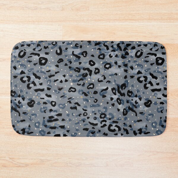 Item preview, Abstract Leopard Gecko Seamless Pattern - Silver Gray, Navy, & Gold designed and sold by EcoElsa.