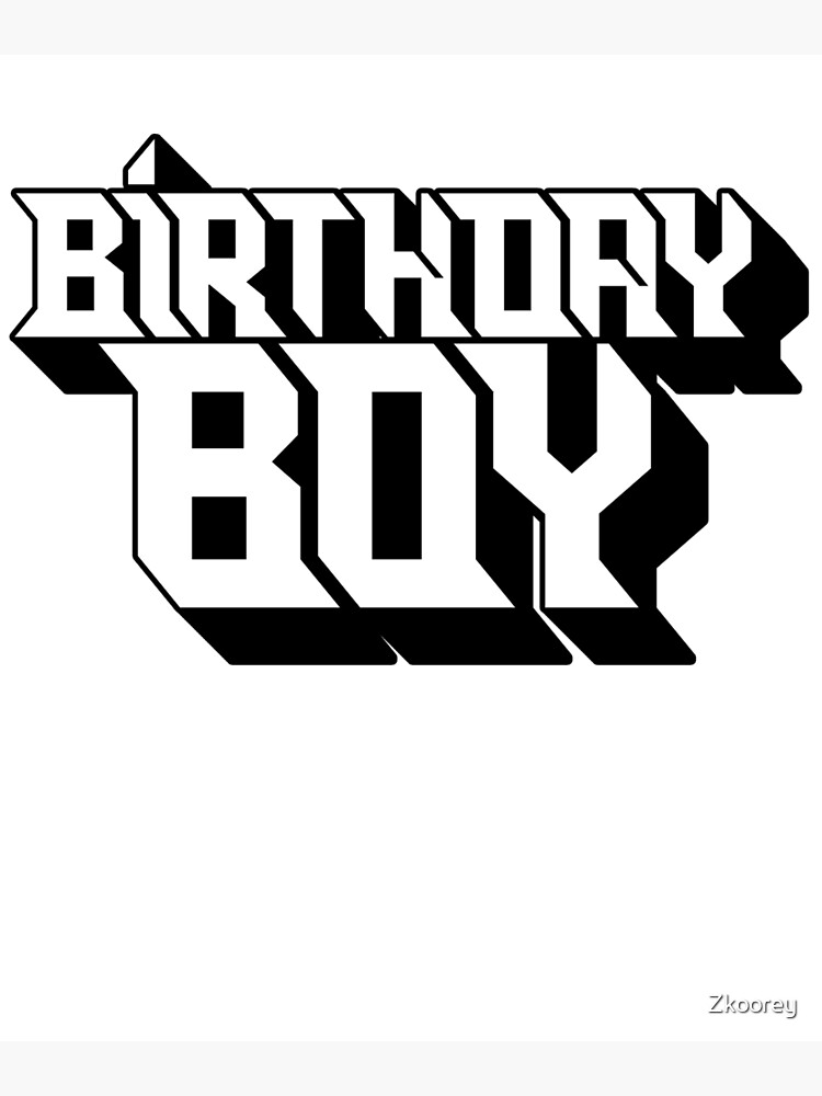 Custom Birthday Boy 