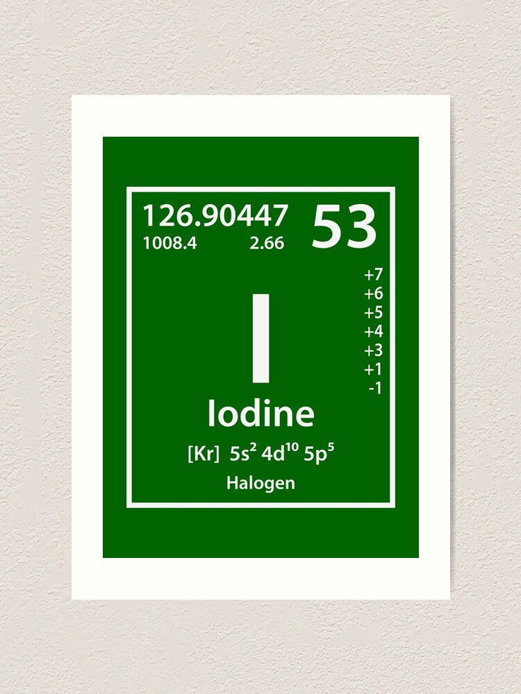 is iodine an element