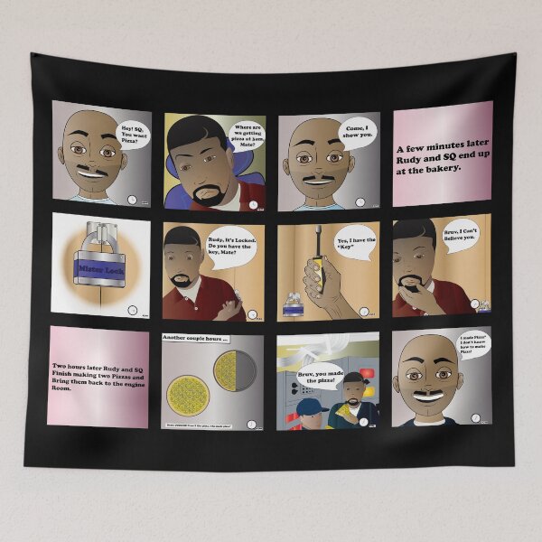 Item preview, comic strip designed and sold by Sqndesigns.