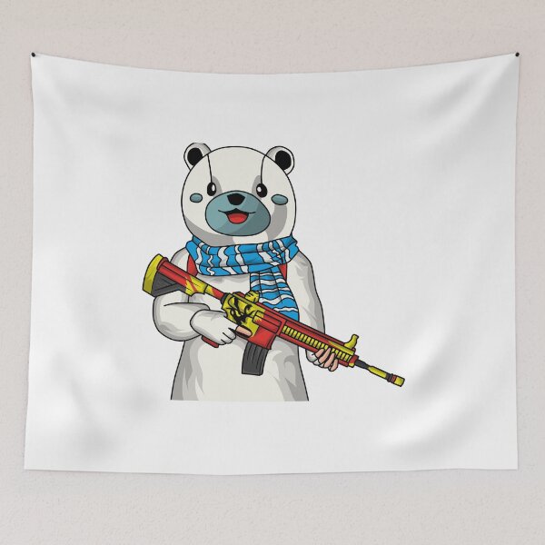 Item preview, Urso, Avatar, Arma, Pubg, Mascote, Logotipo, Rifle, Arma, M416,  designed and sold by Rodrigosantiago.