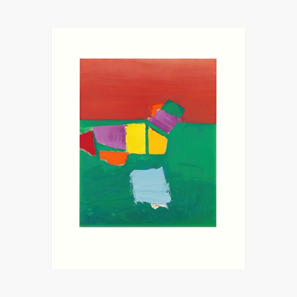 Item preview, Les Martigues Composition by Nicolas de Staël designed and sold by Artcol.