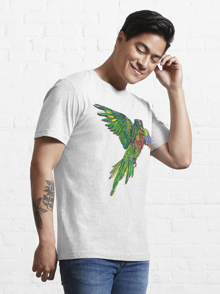 Alternate view of Alina the Rainbow Lorikeet Essential T-Shirt