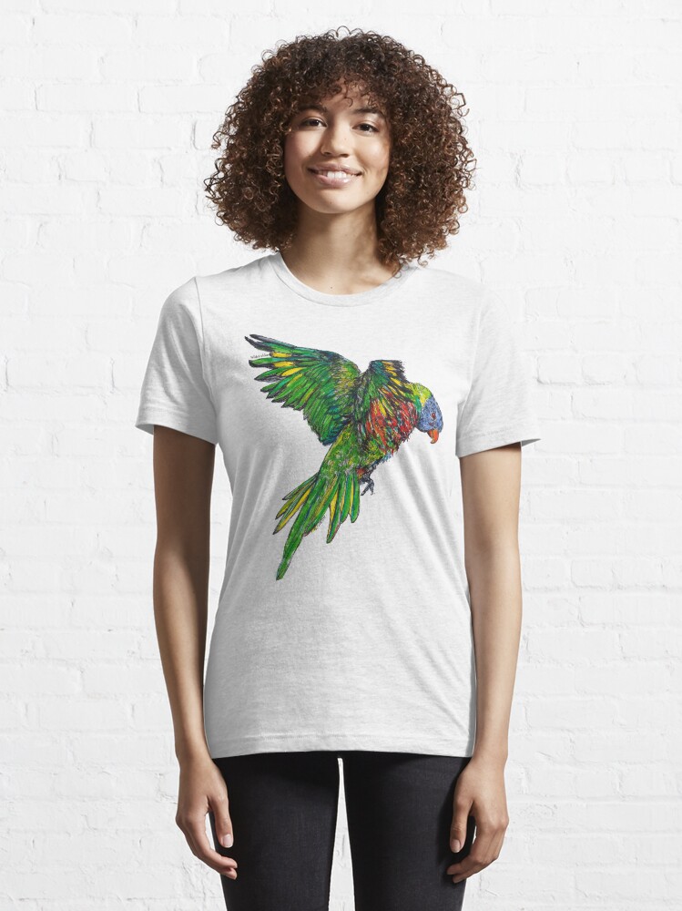 Alternate view of Alina the Rainbow Lorikeet Essential T-Shirt