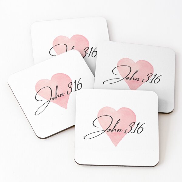Item preview, John 3:16 Heart designed and sold by GospelWork.