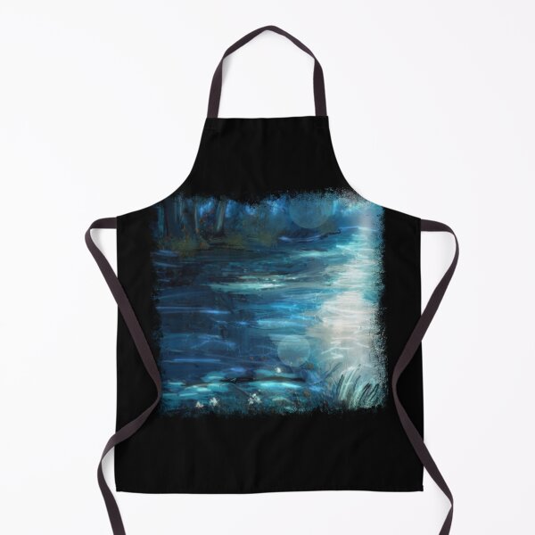 Item preview, Reflection of Lillies in Blue designed and sold by Charles Michael.