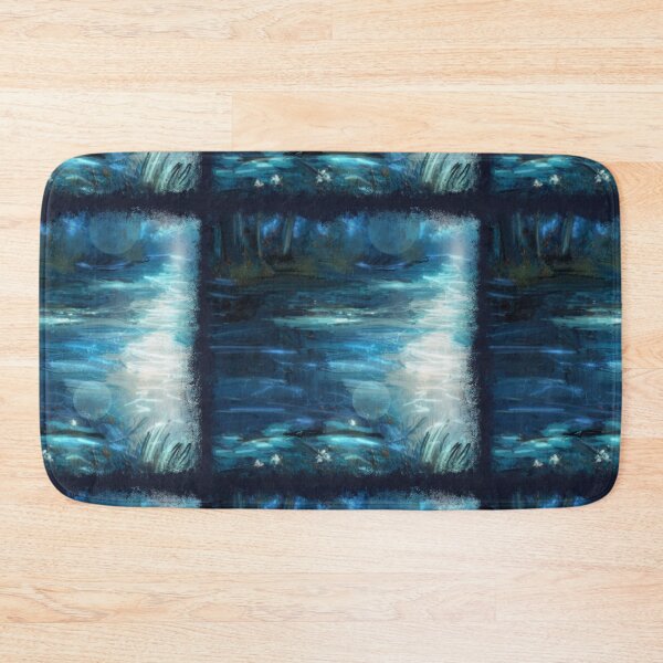 Item preview, Reflection of Lillies in Blue designed and sold by Charles Michael.