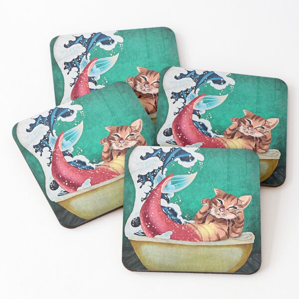 Item preview, Meowmaid Get Naked In Bath Vintage designed and sold by ChristianErc.