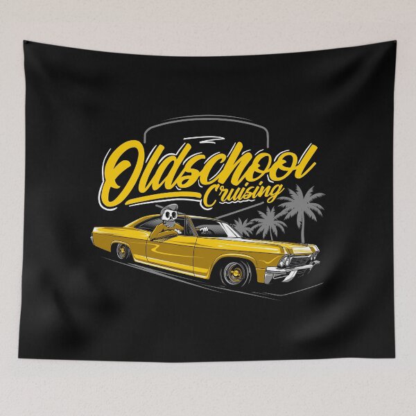 Item preview, Impala Oldschool Cruising Skull Driver Classic Car designed and sold by halleinstyle.