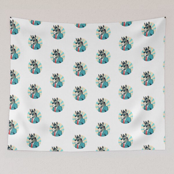 Item preview, Donkey In Suit Wearing Sunglasses designed and sold by BobilandStore.