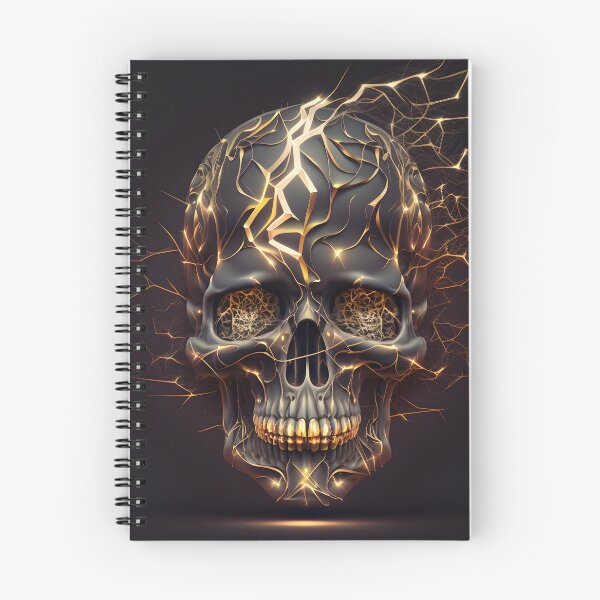 Item preview, Electric Skull Phone Laptop Case Design designed and sold by ElVatoMx.