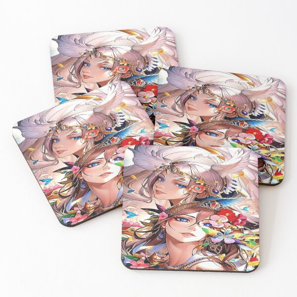 Item preview, Digital Fairytale Fantasy Image Of 2 Girls Surrounded By Flowers And Crowns! designed and sold by Giulivo Store Graphic.