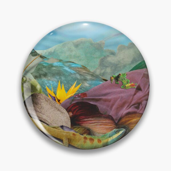 Item preview, Lizard landscape designed and sold by Lindsey Henderson.