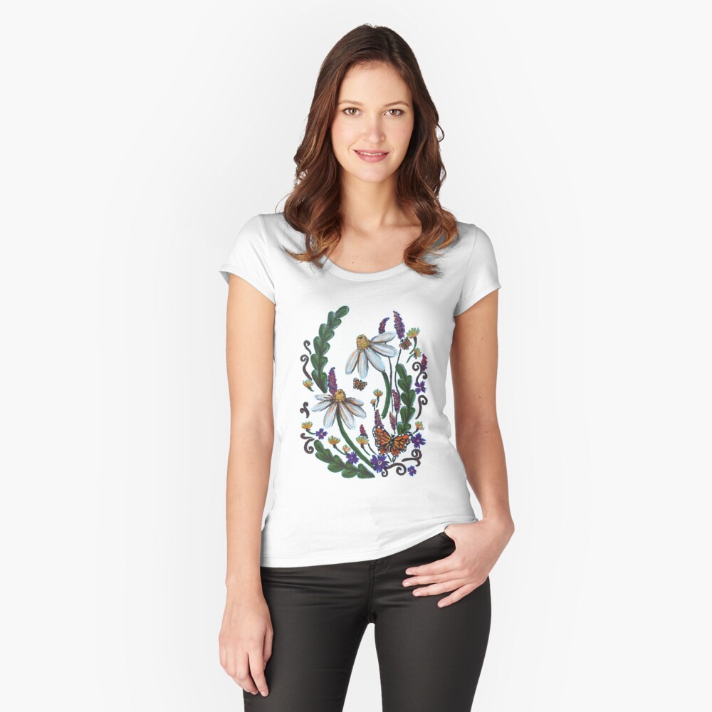 Item preview, Fitted Scoop T-Shirt designed and sold by Bekah-Grace.