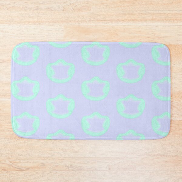 Item preview, Elastomeric clear mask mint green pixel designed and sold by quirkytoast.