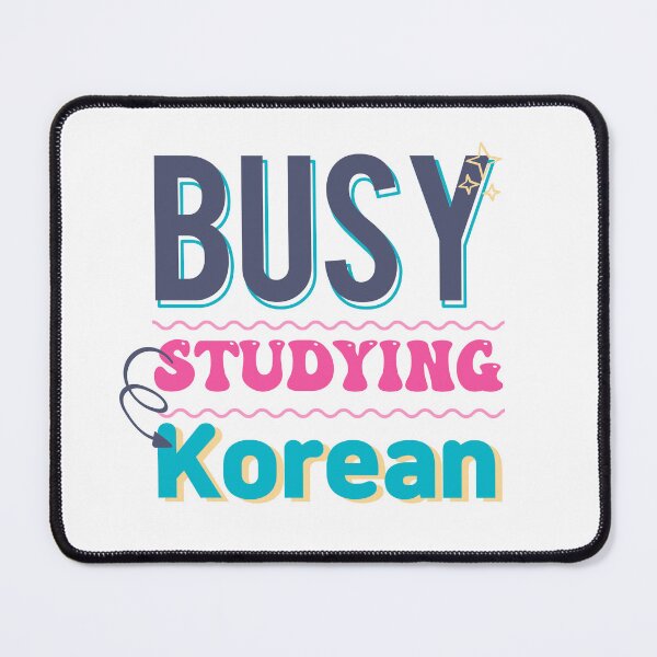 Item preview, Busy studying Korean Typography designed and sold by Kimchi-style-.