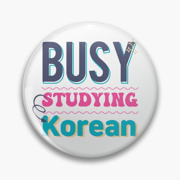 Item preview, Busy studying Korean Typography  designed and sold by Kimchi-style-.