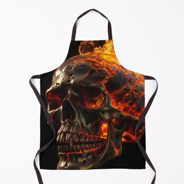 Item preview, Fire skull I designed and sold by AtrapineArt.