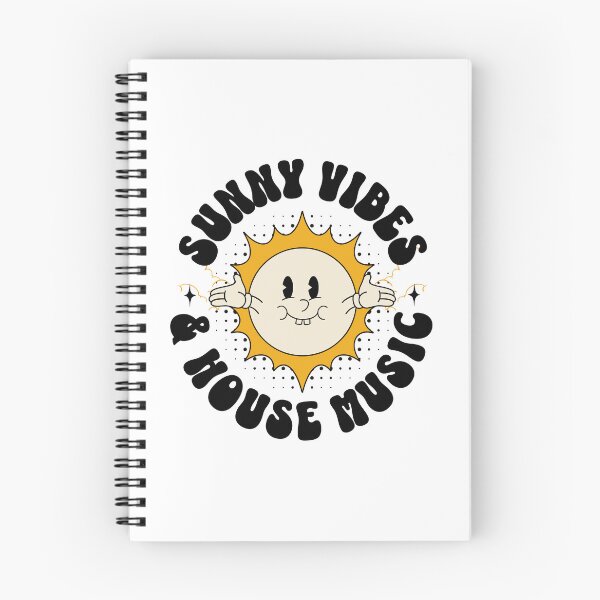 Item preview, HOUSE MUSIC  - Sunny Vibes (black) designed and sold by Discothreadz.