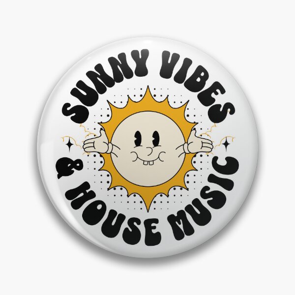 Item preview, HOUSE MUSIC  - Sunny Vibes (black) designed and sold by Discothreadz.