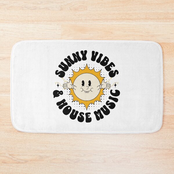 Item preview, HOUSE MUSIC  - Sunny Vibes (black) designed and sold by Discothreadz.